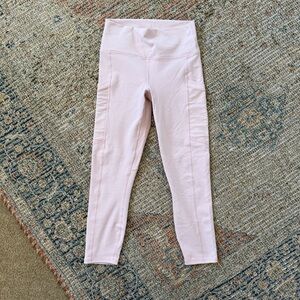 Fabletics powerhold leggings baby pink size XS LIKE NEW!